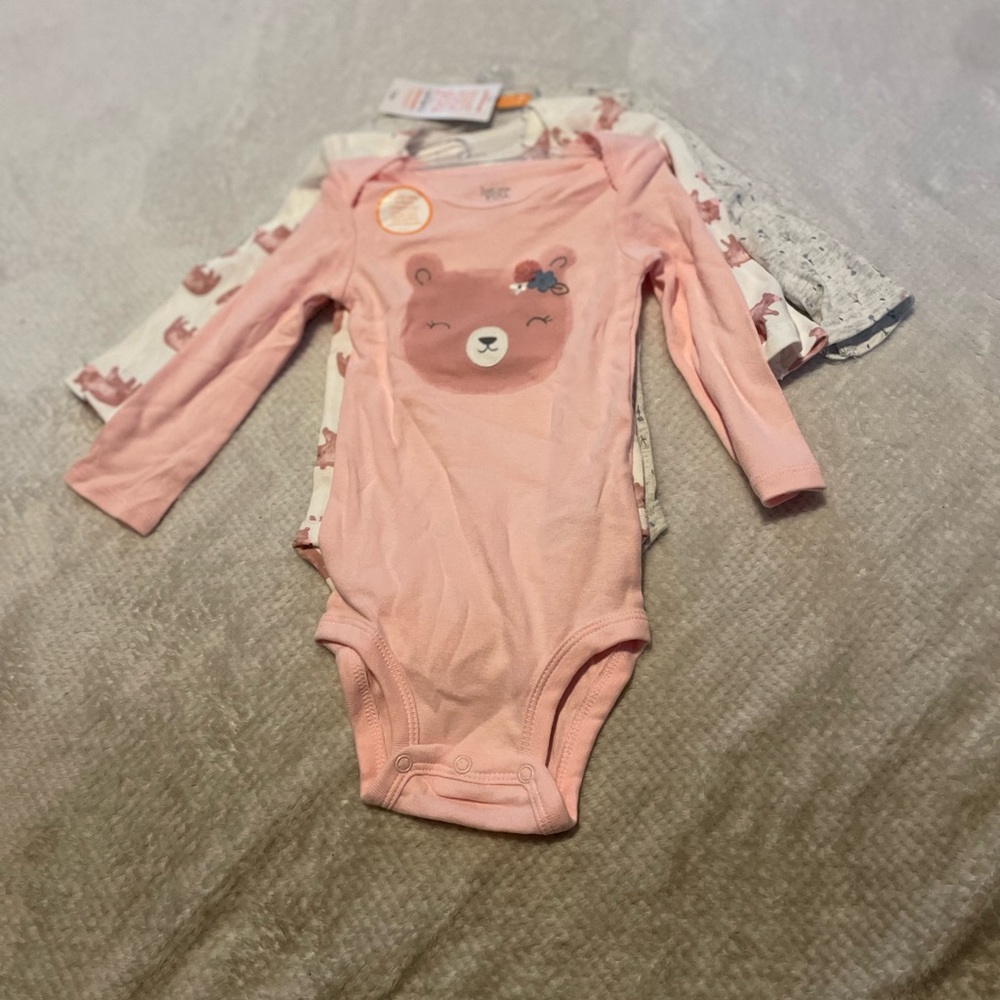 Carter’s 12m 3 piece onsie set NWT